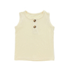 95% Bamboo Knitted Super Soft Sleeveless Baby Boy's And Girl's T-shirt Summer Solid Color And OEM Pattern Kids Tops