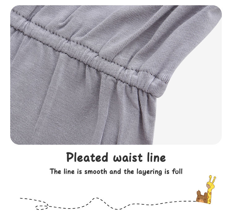 Baby Girls Suspender Overalls Bamboo & Spandex Knitted Summer Clothing Baby & Kids Solid Color Onesie