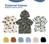 Baby & Kids Hoodie Tops Bamboo Super Soft Knitted Summer Short Sleeve Printed Design Baby Shirt