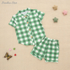 New Printing Custom Spring Autumn Baby Pajamas Sets Bamboo Spandex New Born Baby Boys Two Piece Set Baby Clothes Set