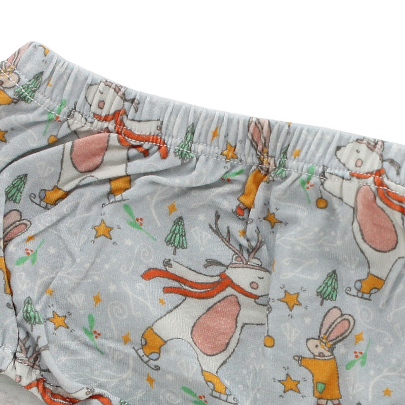 Hot Selling Baby Underwear Custom Print Bamboo Spandex Cotton Fabric Baby Girl Classic Design Kids Clothing