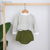 Baby & Kids 100% Cotton Clothing Set Boys And Girls Outfits 2pcs Long Sleeves Tops & Bottom Shorts Autumn Winter Clothes