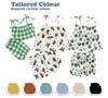 New Release Baby & Kids Girl's Suspendex Skirt Bamboo Or Cotton Knitted Kids Summer Clothing Skirt Set