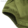 New Arrivals Wholesale High Quality Comfortable buttons long sleeve baby clothing set baby romper