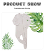 Wholesale Footie Design Baby Boys' Girls' Long Sleeve Bodysuit Spandex Bamboo Clothing Anti Grips Footie Zipper Romper Pajamas