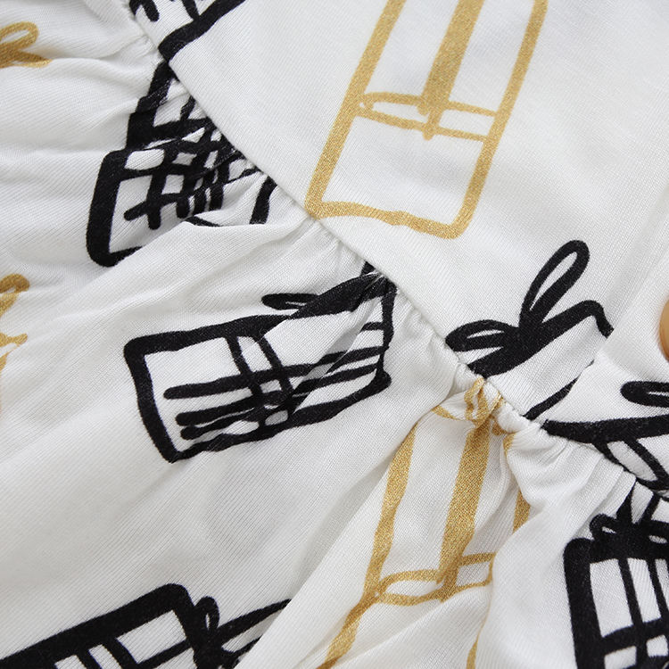 High Quality 100% Cotton Wholesale New Style Summer Hot Sale Pattern Sleeveless Lovely Suspender Baby Girls Dress