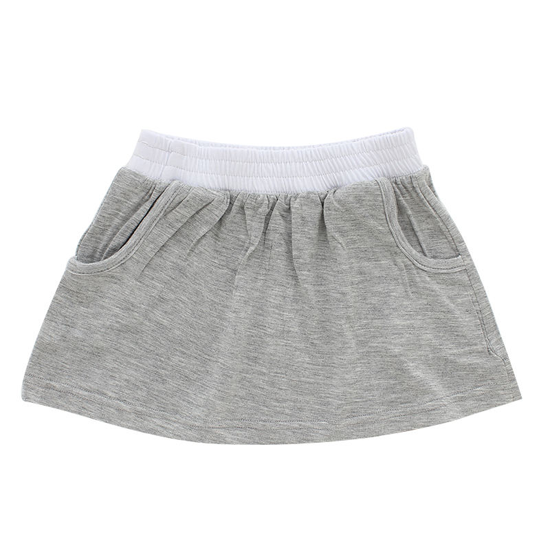 Wholesale Bamboo Knitted MINI Baby & Kids Sport A-line Shirt Baby Girl's Summer Short Dress