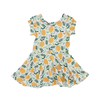 Baby Toddler Girls Summer Dress Round Collar A-Line Wholesale Kids Clothing Dress With Customized Printing Design