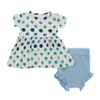 Newborn Baby Pajamas Sets Summer Short Sleeve Knitted Cotton Baby Girls Outfits 2 Pieces Baby Dress Clothing OEM
