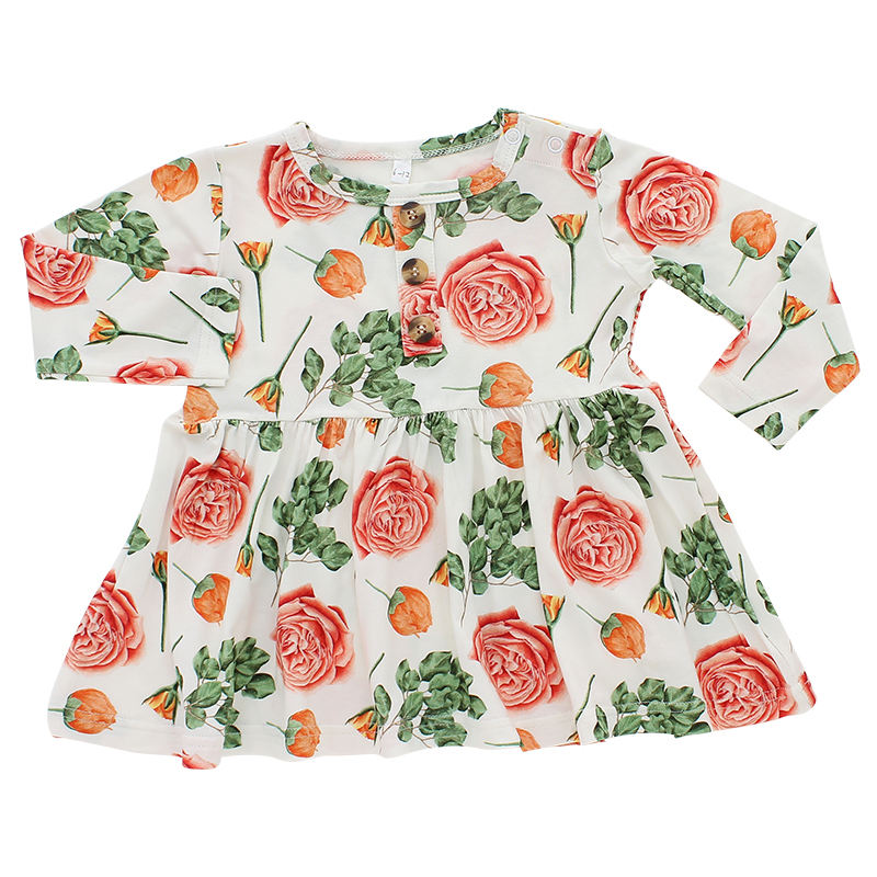 Wholesale Long Sleeve Baby Girls Clothing Set Factory Eco Friendly Causal Baby Pajamas Set Bamboo Spandex Cotton Fabric Clothes