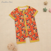 2022 New Arrivals Custom Bamboo Baby Zipper Romper One Piece Summer Style High-quality Baby Jumpsuit