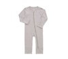 Classic Solid Color Design Suspender Bamboo Cotton Long Sleeve Lovely Baby Rompers Autumn Infants Body Suit Zipper Jumpsuits