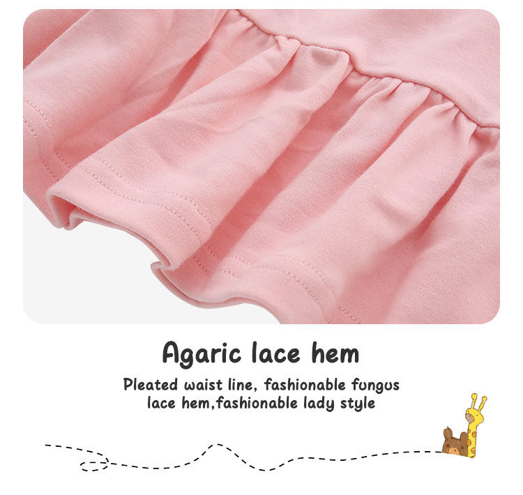 Factory New Design High Quality Ruffled Wholesale Custom Comfortable Winter Style Long Sleeve Baby Dresses
