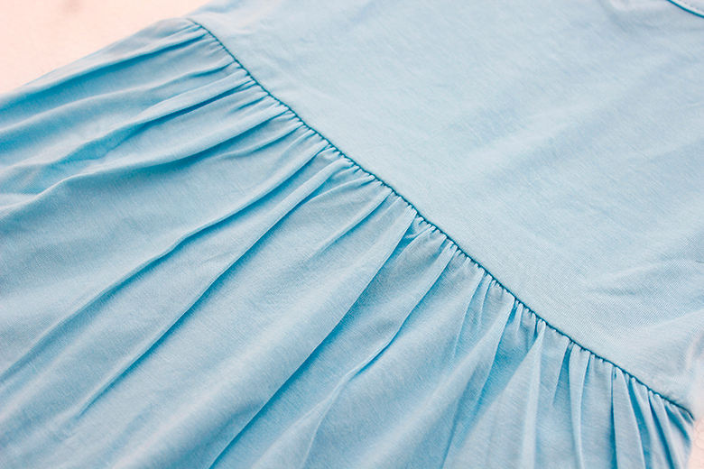 Factory Direct Custom Baby Girls Ruffle Dress Solid Color Soft Texture Summer Stylish Lovely Boutique Wholesale Baby Romper Set