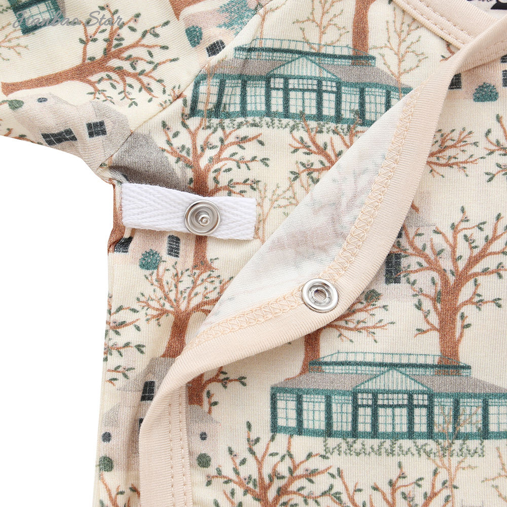 Top Sale New Design High Quality Beautiful Pattern Soft Comfortable Unisex Long Sleeved Suit Baby Rompers