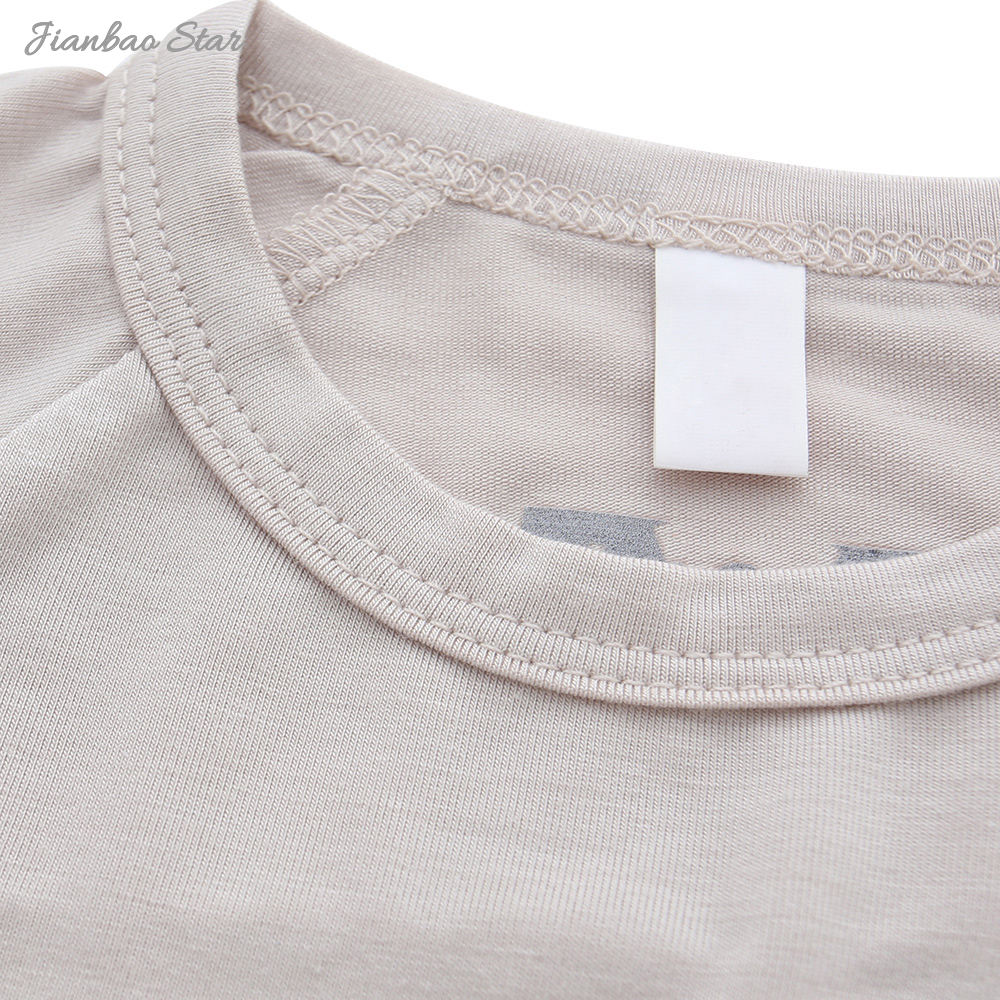 Wholesale Summer Style Jumpsuit With Short Sleeve & Snap Button Plain Color Bamboo Baby Romper Set