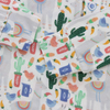 Wholesale Newborn Baby Pajamas Set Long Sleeve Knitted Bamboo Cotton Boys Girls Baby Romper Set Customize Print 2 Pieces PJs