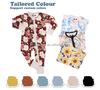 Baby Romper With Protected And Footied Design Two Way Zipper Style Full Sleeve Infant Bodysuit Jumpsuit