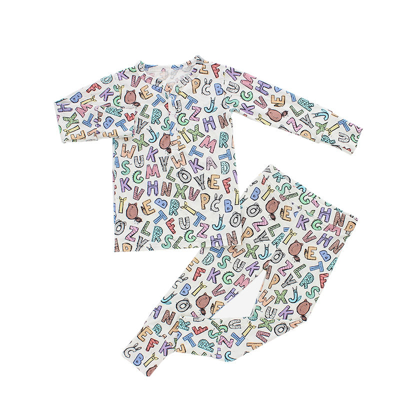 Baby & Kids Autumn Clothing Sets Long Sleeve Tops And Long Pants 2PCS Friendly Clothes With Lovely Pattern Design