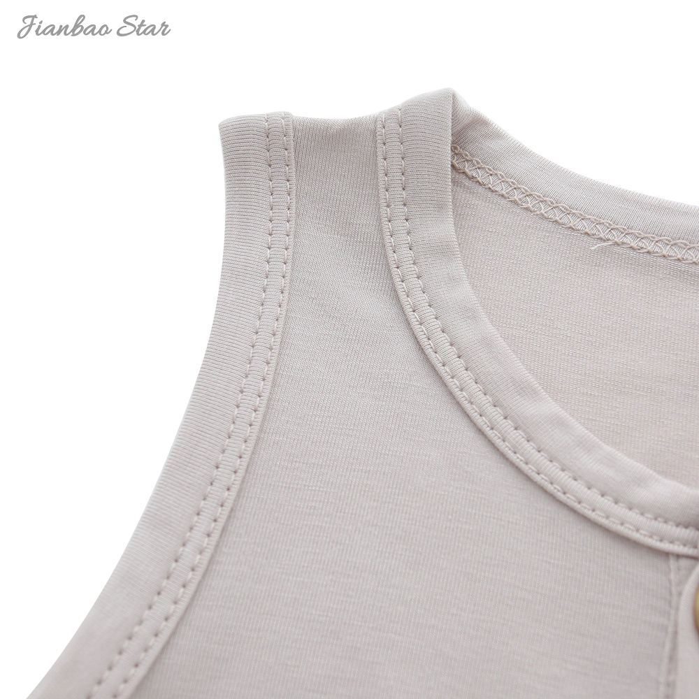 New Style 100% Cotton Comfortable High Quality Summer Custom Color Pattern Sleeveless Lovely Lightweight New Baby Rompers