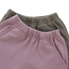 Long Sleeves Clothing Set Bamboo And Spandex Knitted Tops And Short 2PCS Clothing Sets With Opening Button Design