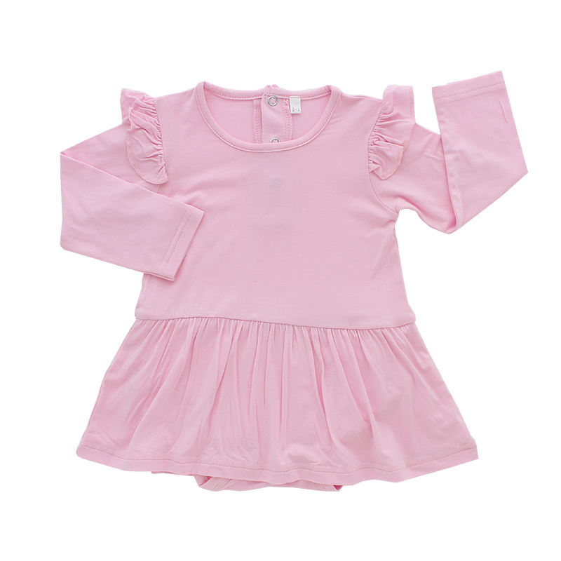Causal Style Baby Romper Lovely Baby Girls Clothing with Dress Fashion Babies Kids Children Suspender Bamboo Clothing