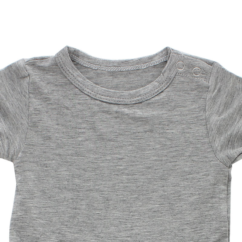 Short Sleeve Baby Romper Newborn Baby Pajamas High Quality Snap Button Style Girls Boys Bamboo Cotton Fabric Clothes