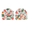 Lovely Baby Hats Bamboo Fabric Sweet Flora Pattern Muslim Facial Decoration Custom Accessories of Baby Romper Set