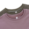 Classic 100% Cotton T Shirt Solid Color Sleepwear Bamboo Organic Cotton Short Sleeve Tops for Babies Kids Clothing