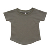 Classic 100% Cotton T Shirt Solid Color Sleepwear Bamboo Organic Cotton Short Sleeve Tops for Babies Kids Clothing
