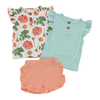Summer Ruffle Sleeveless Shirt And Ruffle Shorts 2 Pieces Baby Clothing Set Baby Toddler Girls Outfits Clothing