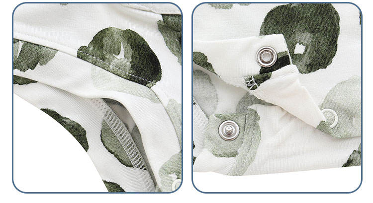Hot Sale 100% Cotton New Arrivals Beautiful Pattern High Quality Buttons Short Sleeves Summer Style Unisex Baby Romper