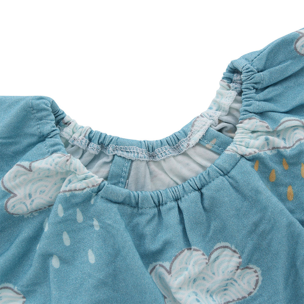 Sweet Style Sleeveless Baby Girls Romper Summer Ruffle Round Collar Baby Suit Clothing Bamboo Fiber And Spandex