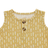 95% Bamboo Knitted Super Soft Sleeveless Baby Boy's And Girl's T-shirt Summer Solid Color And OEM Pattern Kids Tops