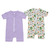 New Born Baby Romper With Single Front Zipper Design Summer Baby Jumpsuits Short Sleeve Boys And Girls Kids Clothes