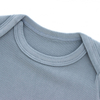 100% Cotton Knitted Autumn Baby Outfit Short Sleeve Tops And Long Pants 2PCS Solid Color Unisex Baby Clothing Sets