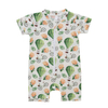New Born Baby Romper With Single Front Zipper Design Summer Baby Jumpsuits Short Sleeve Boys And Girls Kids Clothes