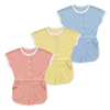 Wholesale Toddler Romper Baby's Clothes Short Sleeve Solid Color Bamboo Spandex Cotton Soft Baby Clothing Customize Acceptable