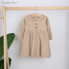 Baby And Kids Boutique Cotton Bamboo Viscose Baby Winter Girl Dresses Kids Girl Dresses Toddler Girl Clothes