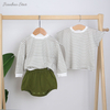 Baby & Kids 100% Cotton Clothing Set Boys And Girls Outfits 2pcs Long Sleeves Tops & Bottom Shorts Autumn Winter Clothes