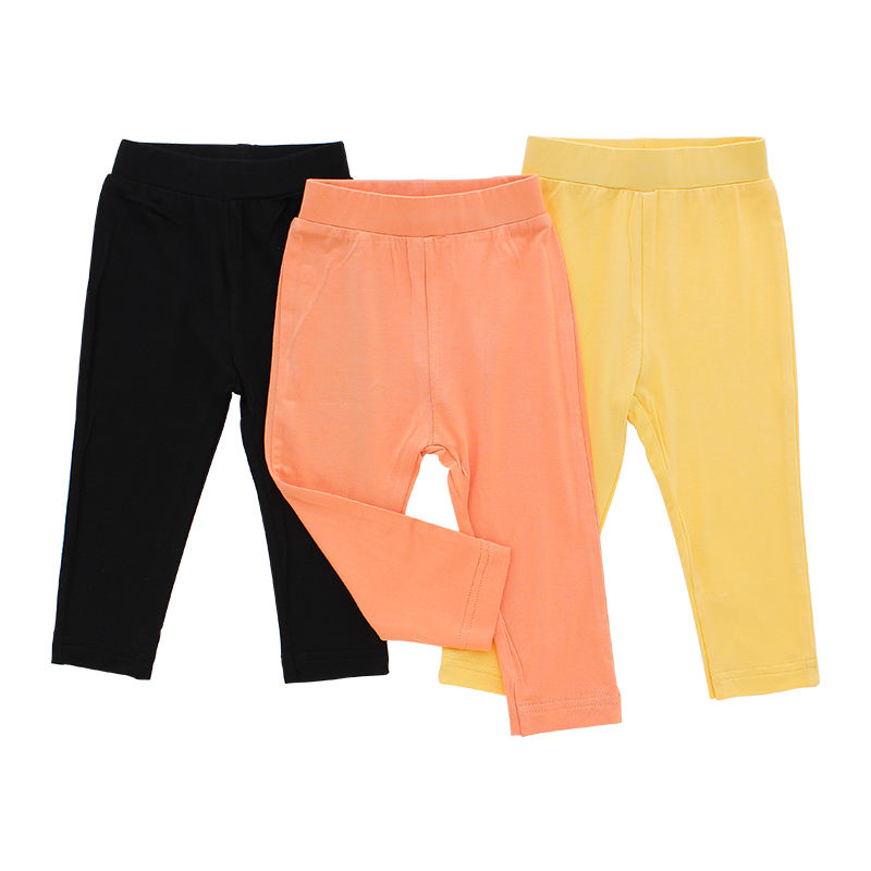 Super Soft Autumn Winter Custom Plain Color Boys And Girls Toddler Kids Long Pants Baby Trousers
