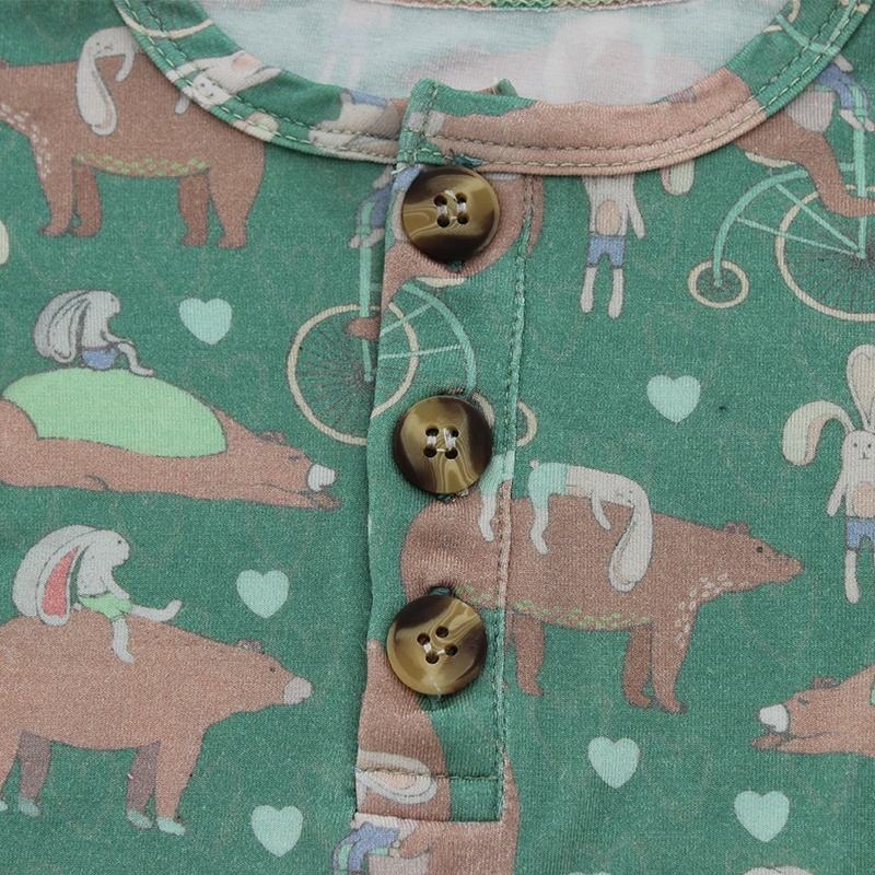 Bamboo Cotton Knitted Baby Boy Spring Summer Clothes High Quality Factory Price Custom Print Romper OEM Logo Sleepsuit