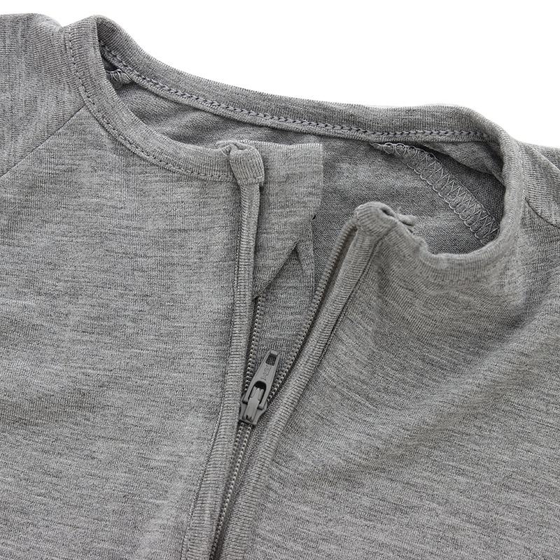 New Design Hot Sale Fashion Wholesale 100% Cotton comfortable Winter Long Sleeve Baby Zipper Rompers Baby Clothing