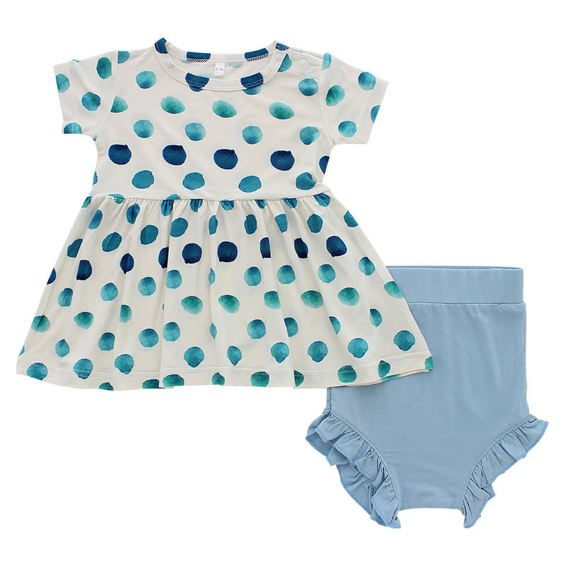 Children Girls Dress Sets With Customized Floral Printed Design Wholesale Summer Kids Clothing Tops And Shorts
