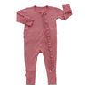 Classic Design High Quality Infants Baby Zipper Suit Jumpsuits Bamboo Cotton Long Sleeve Solid Color Baby Rompers