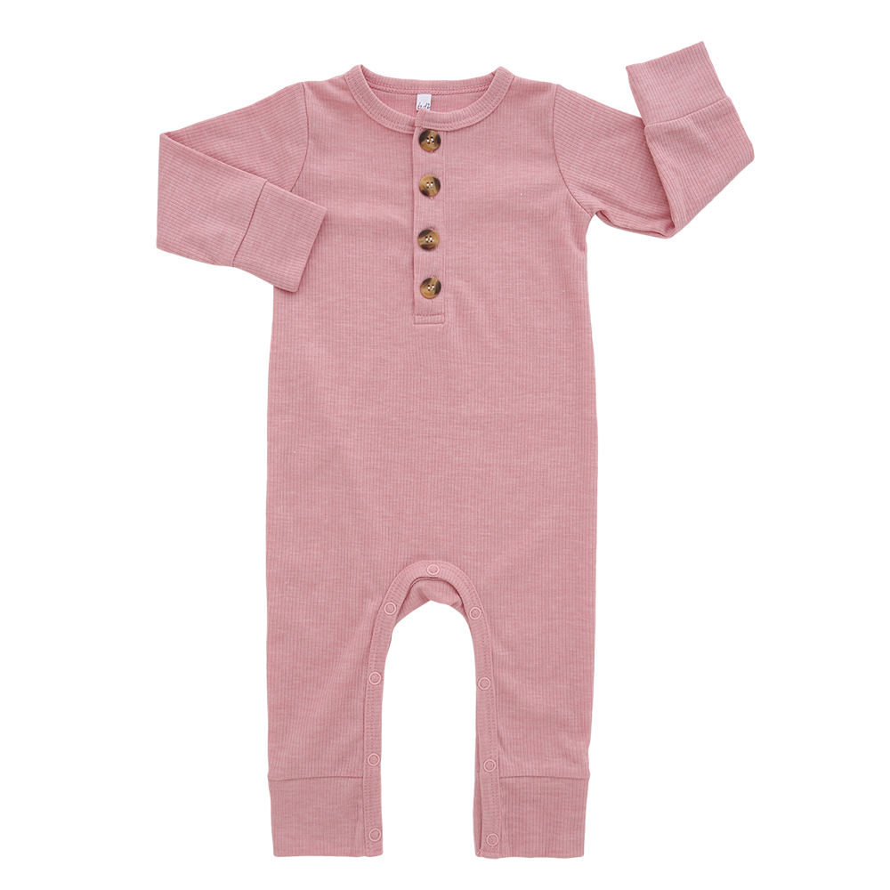 Baby Jumpsuit Long Sleeve Unisex Clothes For Autumn Spring Winter Kids Romper OEM Customized Printed Design
