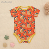 OEM Service Factory Manufacture Best Summer Bamboo Baby Clothes Onesie Custom Printed Designs Baby Rompers