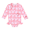 Baby Girls Colorful Printed Design Romper High Quality 95% Bamboo & 5% Spandex Knitted Long Sleeve Summer Girls Baby Jumpsuit