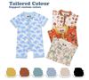 2022 New Arrivals Custom Bamboo Baby Zipper Romper One Piece Summer Style High-quality Baby Jumpsuit