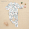 Bamboo Viscose Soft Baby Jumpsuit Pajamas Newborn Sleepers Boy Girl Clothes Printed Custom Baby Rompers